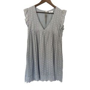 Talulah Hidden Romper Eyelet Dress Size M